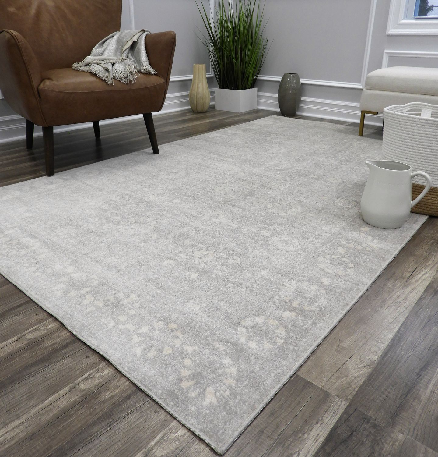 Wilshire WL100B Gray - Rugs America