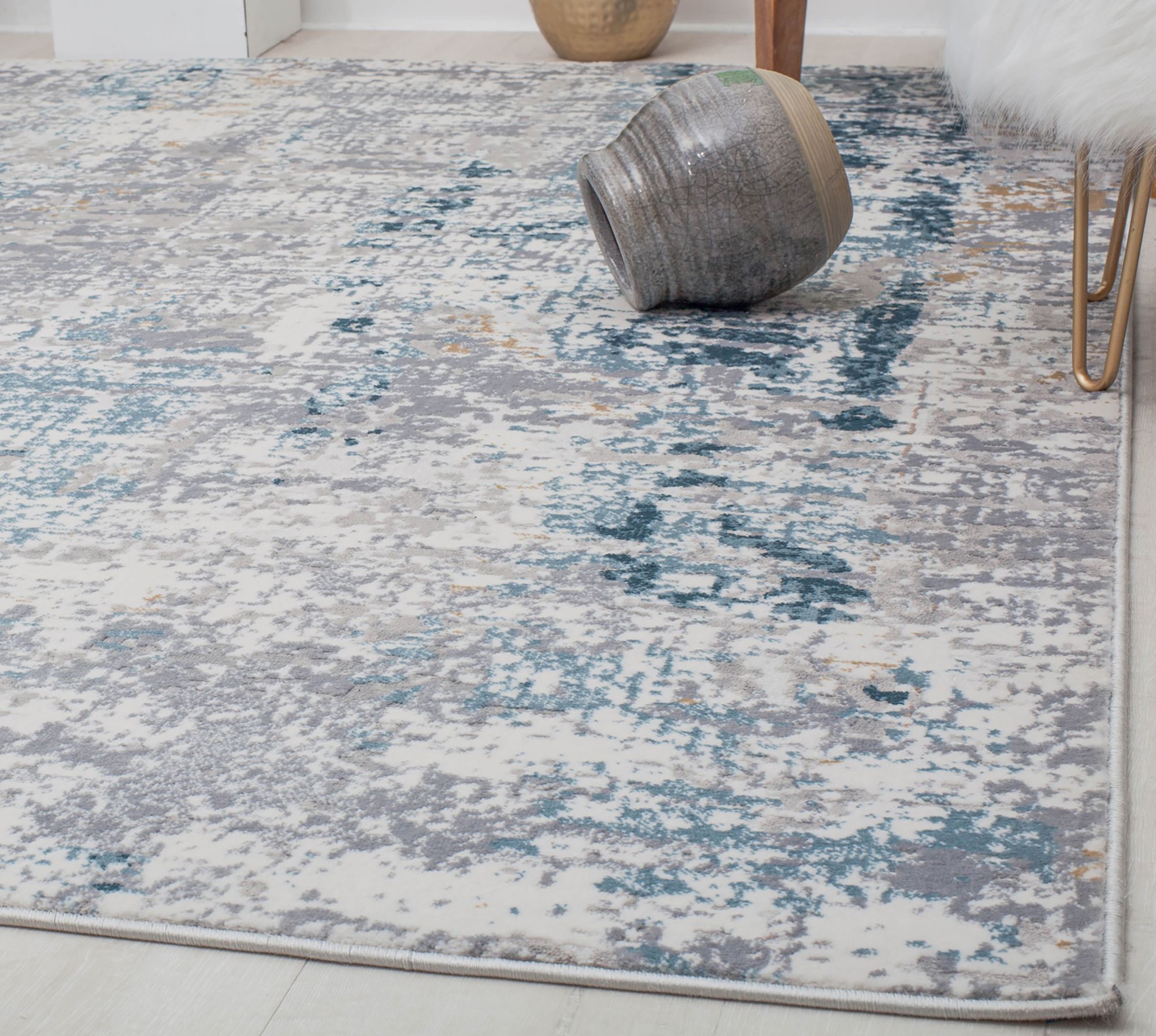 Auden AD90B Blue Luxe - Rugs America